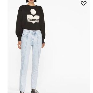 NWT Isabel Marant Vikira Jeans In Blue Denim
